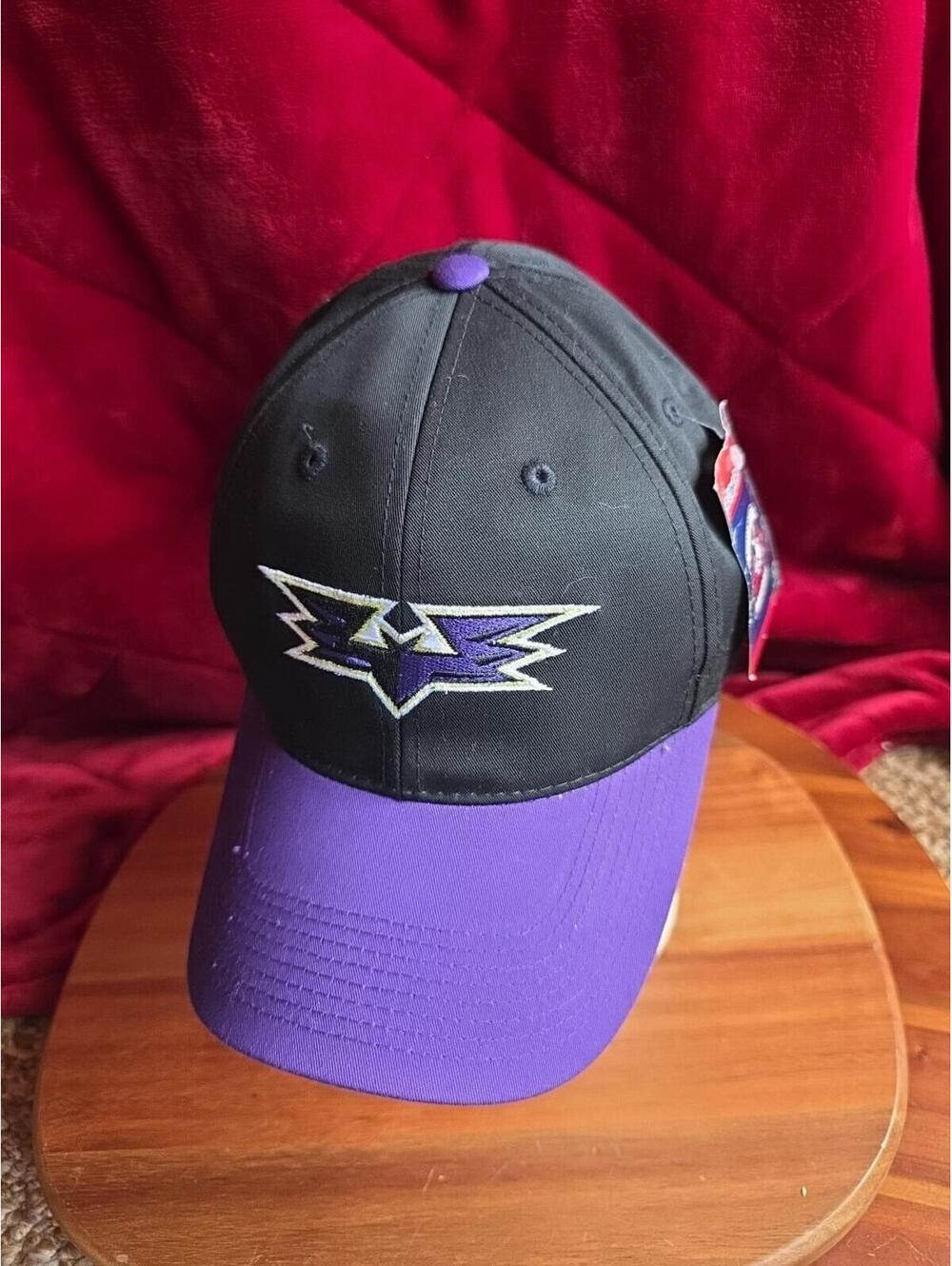 LOUISVILLE BATS (MINOR LEAGUE) OC BRAND ADULT Snapback HAT  NWT BLACK/PURPLE